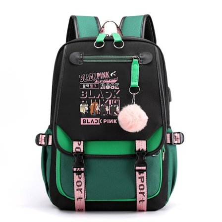 BLACKPINK Rygsæk Skole Taske