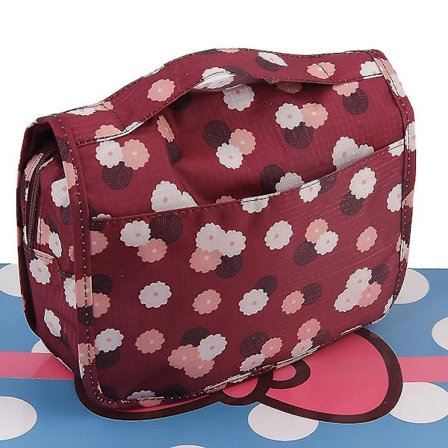 Naisen matkakosmetiikkakassi, roikkuva pesu- ja meikkikassi