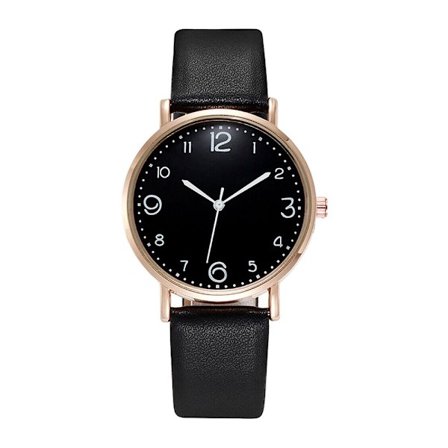 Upeat Black Friday -tarjoukset! Kvartsikello rannekello MUSTA