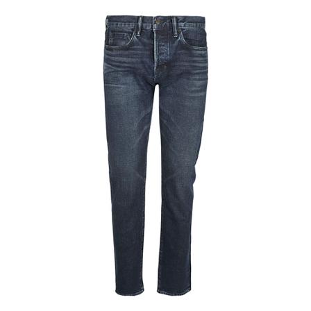 Tom Ford, Slim-fit Trousers Blauw, Heren, Maat:W31