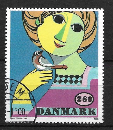 Danmark - AFA 849x - Stemplet