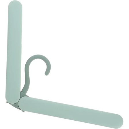 /EA/Utrymmesbesparande Galgar Plast Klädhängare Ljusgrön Abs Plast Galgar Garderobshängare, 19.2*5.3*1cm