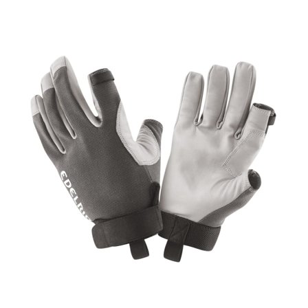 Edelrid Work Glove Closed II Unisex workout gloves Grey M