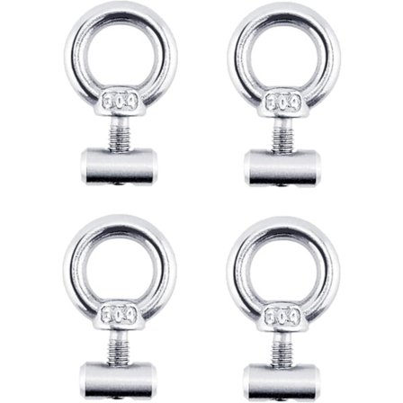 Stykker Markisekroge i Rustfrit Stål, Markisekrog til Autocampere, Markisestop i Rustfrit Stål, Skinnertilbehør, til Campingvogne, Autocampere, Både