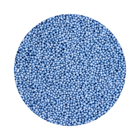 CACAS Kakestrø Miniperler Blå Indigo 1mm 90g