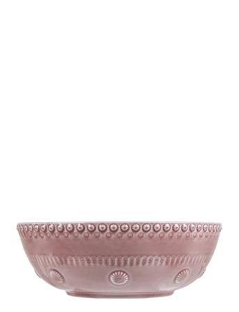 Daisy Saladsbowl 23 Cm Home Tableware Bowls Salad Bowls Vaaleanpunainen PotteryJo