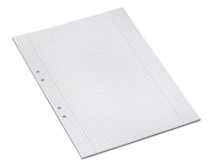 BANTEX Lösblad A4 rutat 5x5mm hålat 500/fp - Lyreco - Skola och förskola - Förbrukning skola häften - Lösblad och arbetsblad