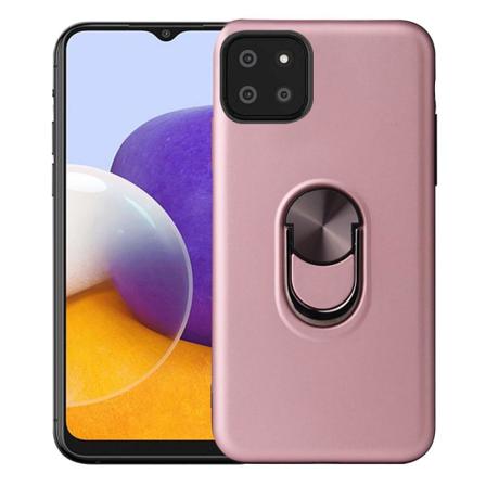 Samsung Galaxy A22 5g Skal Med Mobilhållare - Rosé Rosé