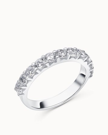 Classic Eternity Ring Lily 950 Platinum 3.0mm Natural Diamonds