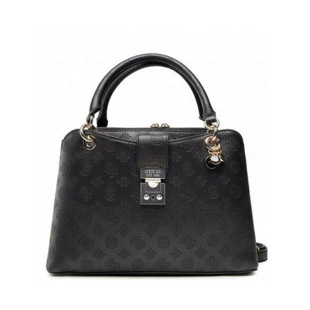 Guess carlson handTass , Zwart , Dames , Maat: ONE Size Handtassen