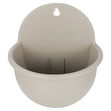 1 stk. blomsterpotte i plastik, simuleret keramiktype, hængende blomsterpotte, vægdekoration