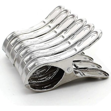 Stora Strandhandduksklämmor i Rostfritt Stål Klädnypor Strandhandduk--