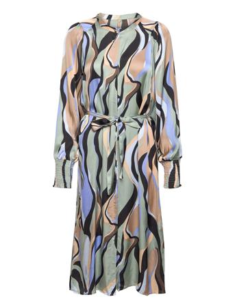 Sc-Jamilla Knelang Kjole Multi/mønstret Soyaconcept