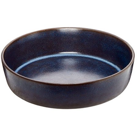 Aida RAW dyb tallerken i stentøj 19,4 cm, mørkeblå | KitchenOne