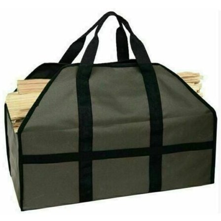 Filttaska 61 x 29 x 42 cm med handtag för transport av ved, leksaker, tidningar, shopping, etc. (ljus khaki)