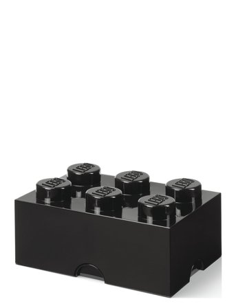 Lego Storage Brick 6 Black LEGO STORAGE
