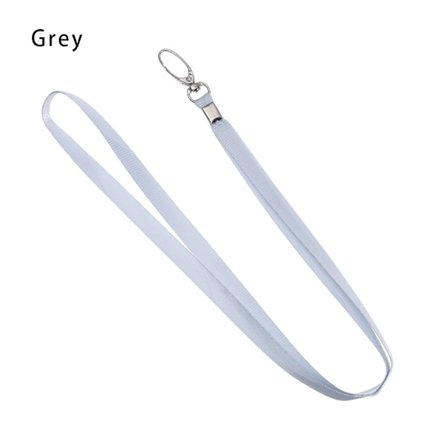 1 st Halsband Lanyard ID-korthållare GRÅ