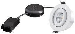 Designlight P-007MW30D Downlight 6,8W, hvid 3000 K, Belysning