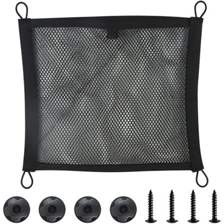 Hengende Oppbevaringsnettpose, Elastisk Mesh-pose, Multifunksjonell Oppbevaringspose, Egnet for Soverom, Bad, Biler, etc.