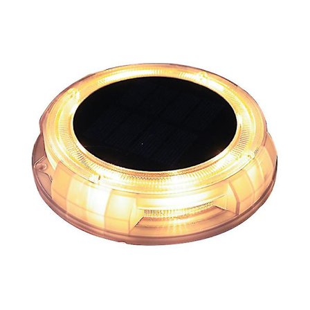 Led-markbelysning solvarmt ljus nedgrävd belysning utomhus trädgårdsdekoration gräsmatta solcellslampa landskap jorduttag ljus 12led sol full ljus 