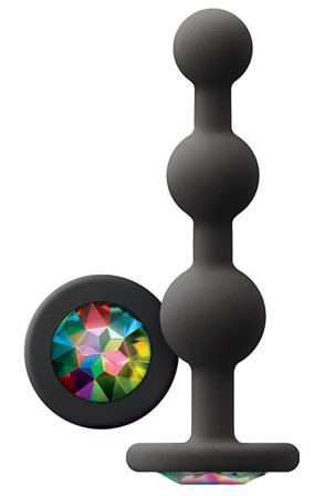 Glams Ripple Rainbow Gem Black