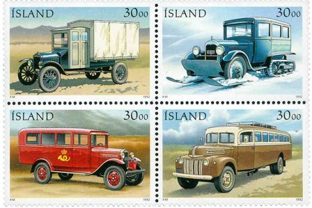 Island 1992 - AFA 762-765 - Postfrisk