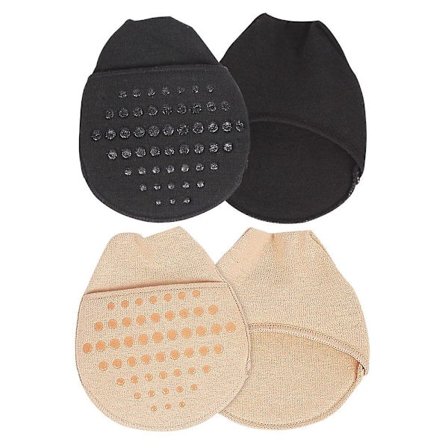 2 paria jalkapöydän pehmusteita naisten korkokenkiin, näkymättömät kengät, muulisukat, jalkapöydän tuki, puuvillasukat, varvassuoja, näkymättömät 