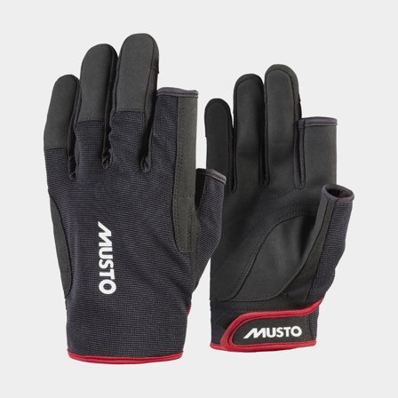 Seglarhandskar Musto Essential Sailing Long Finger Glove 2.0, Black, Large