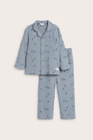 Newbie | Pyjamas med drager | Lyseblå