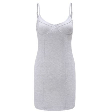 Kvinners Shapewear Bodydress Sexy Slim Body Sling Kort Skjørt Innpakket Rumpe Kjole