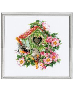 Broderikit Billede Lykkelige sammen - Riolis