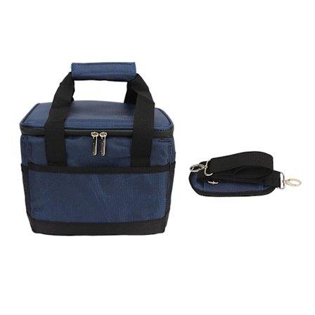 Stor Isolerad Kylväska Vattentät Läckagesäker Bärbar Lunchväska med Justerbar Rem för Utomhuspicknick Camping 10L