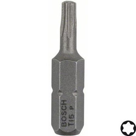 Bosch T15 Bits 3-pakn. 25mm, Maskintilbehør & forbruk
