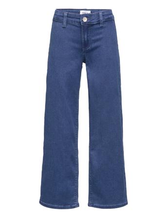 Kogsylvie Clean Wide Leg Dnm Yok250 Jeans Wide Jeans Blå Kids Only*Betinget Tilbud