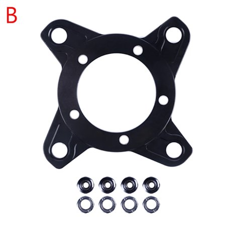 Bafang Ebike Electric BBS01 BBS02 Sykkel Mid Motor Spider Chain Ring Adapter 104BCD 130BCD for MTB elektrisk sykkel