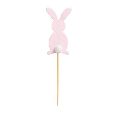 5 stk Happy Easter Kanin Kake Topper Bunny Kakedekorasjon Bursdagsfestgaver Påskedekorasjon For Hjem Festivalforsyninger
