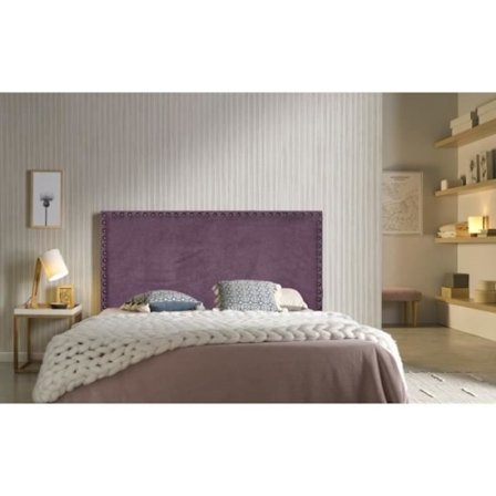 Lirio 160 sänggavel i lila tyg
