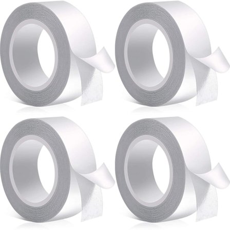 (4 ruller) 16 fot dobbeltsidig motetape, skjønnhetstape, C