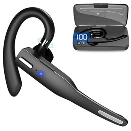 Bluetooth-headset med Laddningsfodral YYK525 - Svart
