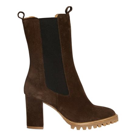 Anna F., Heeled Boots Brązowy, Kobieta, Rozmiar: 37 EU