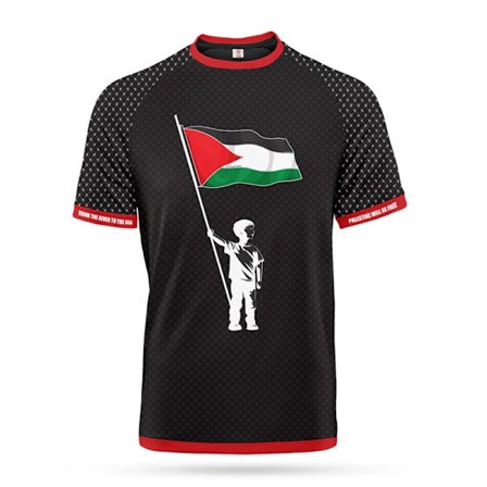 Fashion Palestina Flagga Fotboll T-shirts Sommar Casual 3D-tryckta Herr Sporttröjor Lös O-ringning Snabbtorkande Andningsbara T-shirts Toppar