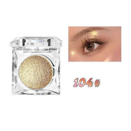Shimmer Highlighter Pudder Palett Ansikt Kontur Sminke Høydepunkt Ansikt Bronzer Highlighter Lys Opp Hud Ansikt Blush Kinn Blush