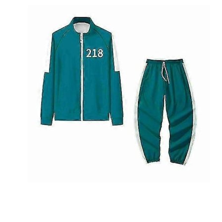 Squid Game Hoodie Tracksuit Dragt Halloween Party Cosplay Kostume - WELLNGS