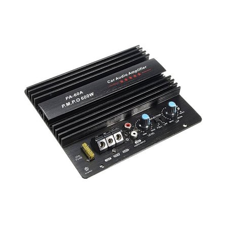 12V 600W Bilstereo Förstärkare Kretskort Förlustfri Subwoofer Basmodul Hög Effekt Bilstereo Tillbehör