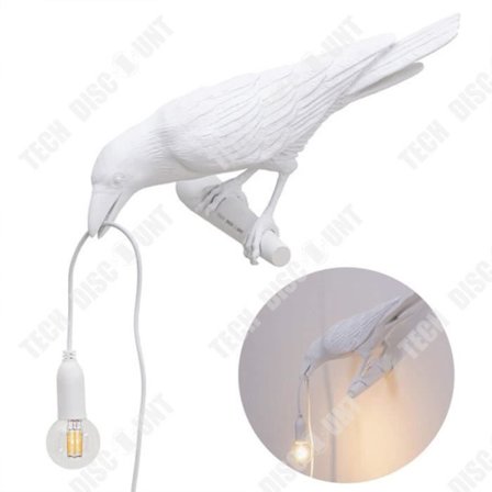 Vägglampa - TD - Lucky Bird - Retro Nordisk - Resin - 110-220V