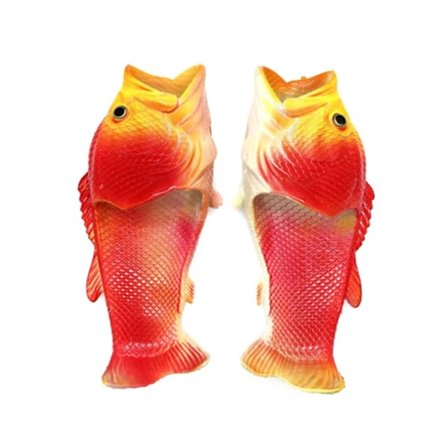 Unisex Simulerings 3D Fisksandaler Sommar Roliga Mode Flip Flops För Utomhus