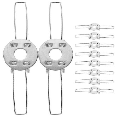 10 stk. Lampeskærm Fjederclips Lysskærm Adapter Pendel Lysskærm DIY Fjederklemmer