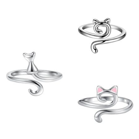 Hækleringe til hækling Justerbar hæklespændingsring til fingerkat Garnstyreringe Strikkehækling Tilbehør