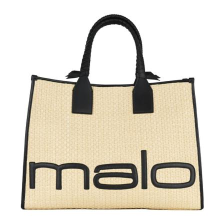 Malo Tas , Beige , Dames , Maat: ONE Size Handtassen