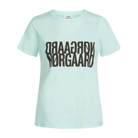 Mads Nørgaard T-Shirts blå, Dam, Dam, Storlek: 3XL